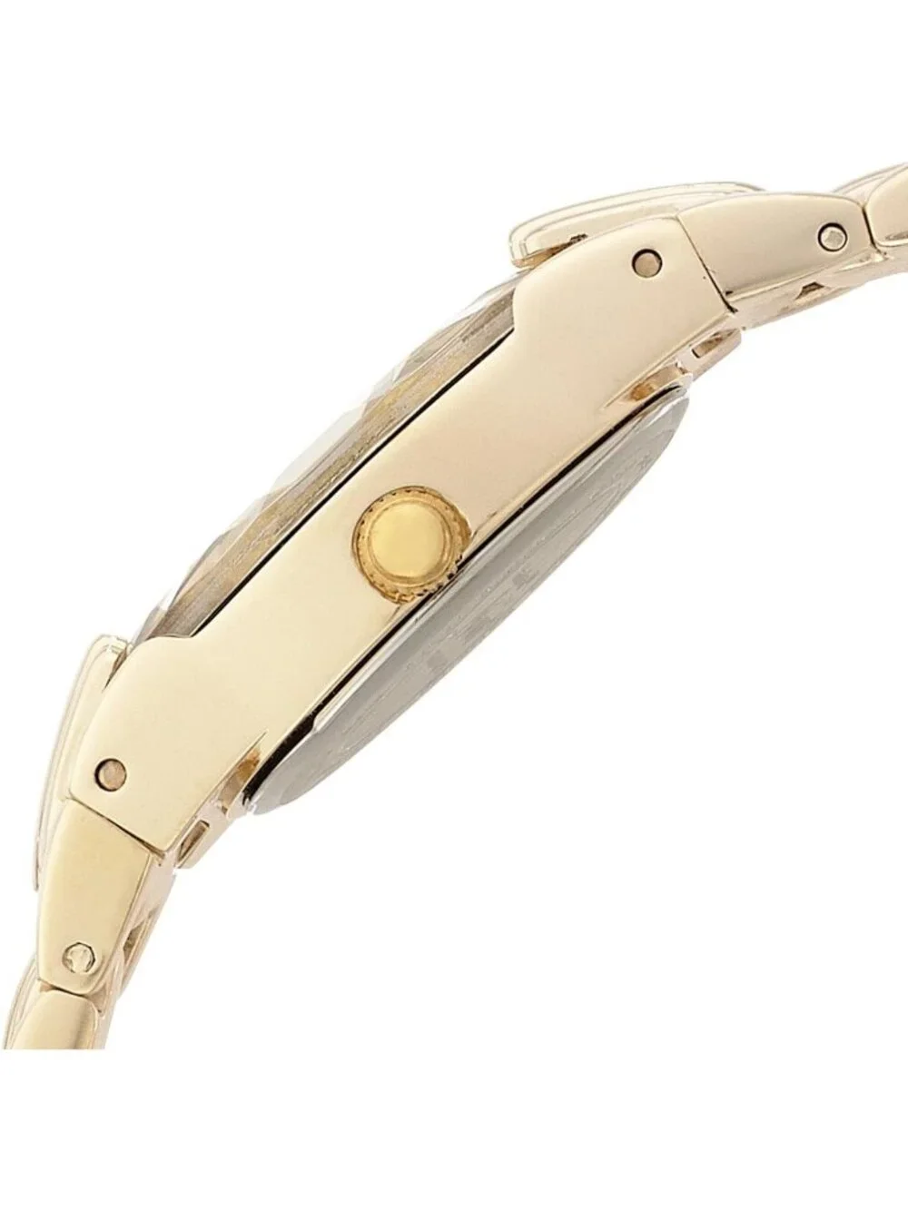 Elegant Women's Oval Crystal Bracelet Watch - Faceted Design, Stylish Timepiece